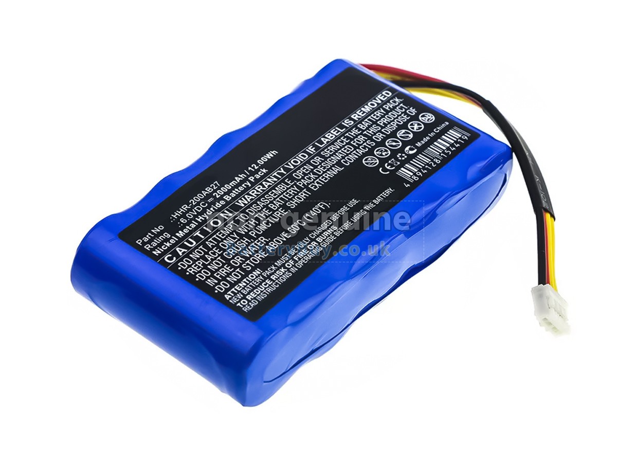 replacement battery for Testo HHR-200AB27