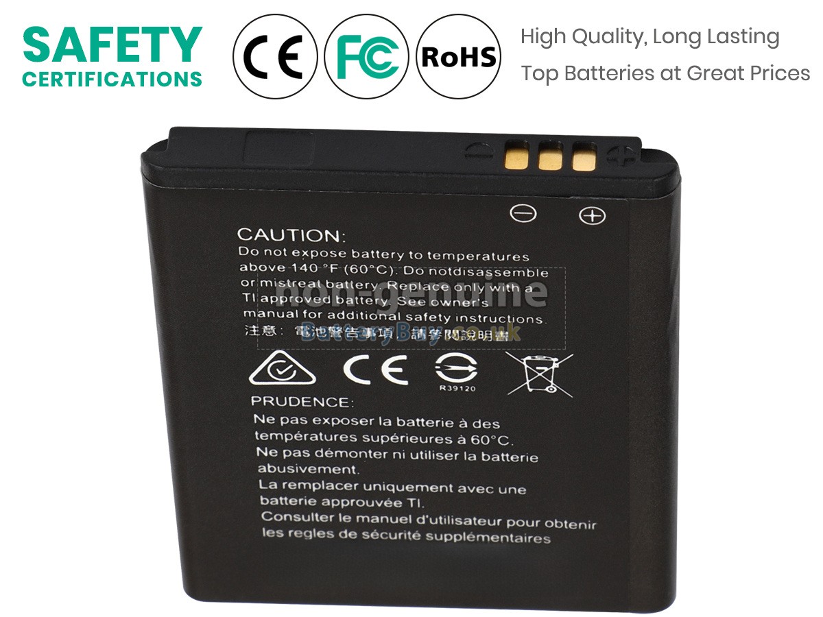 replacement battery for Texas Instruments TI-NSPIRE CX II