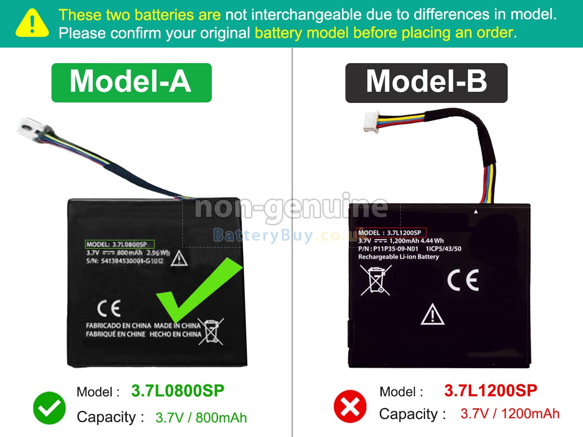 replacement battery for Texas Instruments 1815 F071D