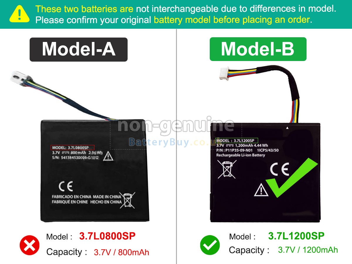 replacement battery for Texas Instruments 1815 F071D