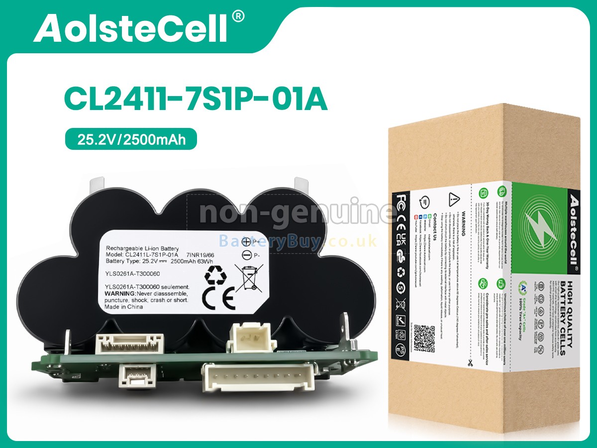 Replacement Battery for Tineco CL2411-7S1P-01A