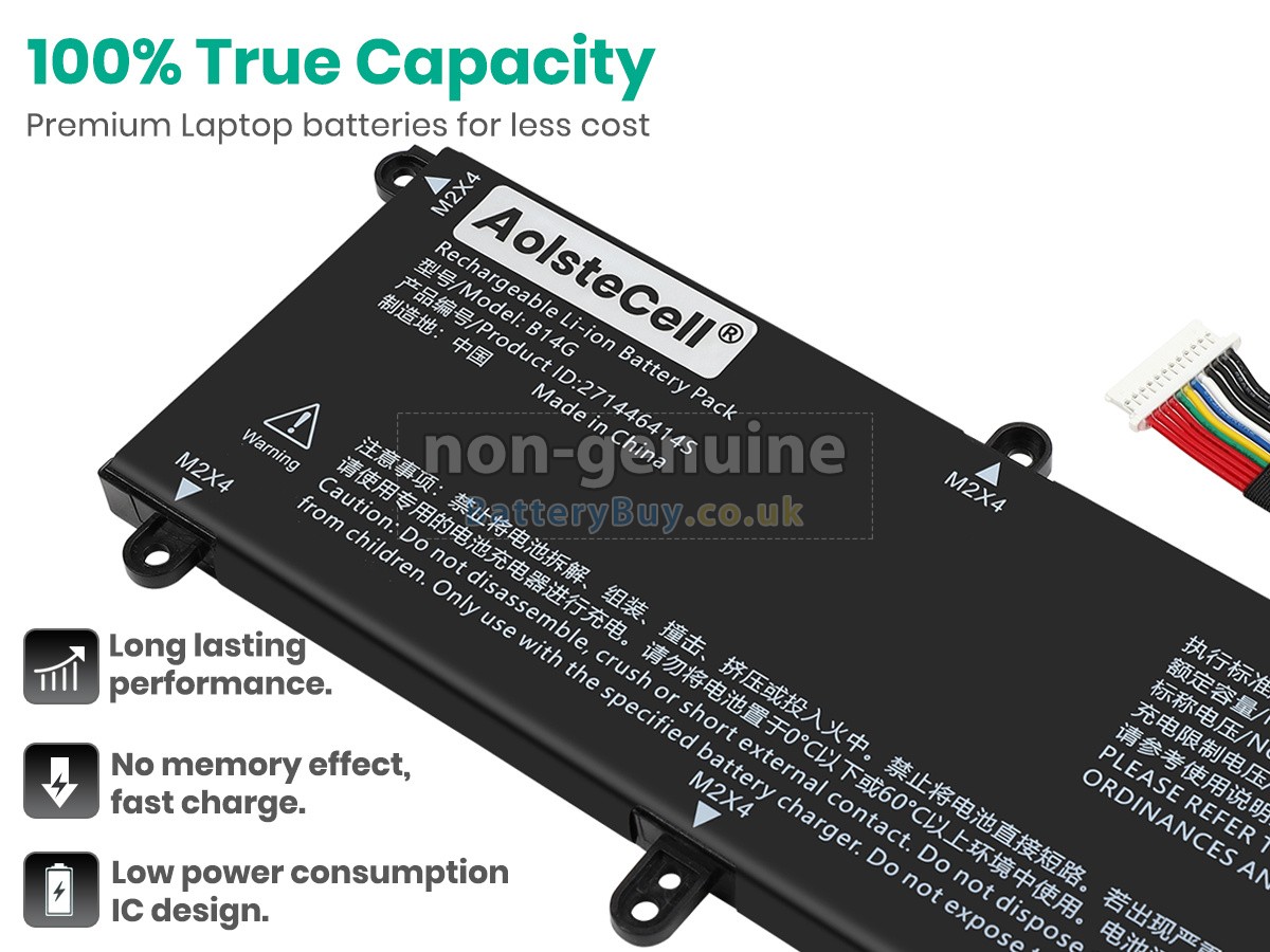 replacement battery for TongfangPC B14G