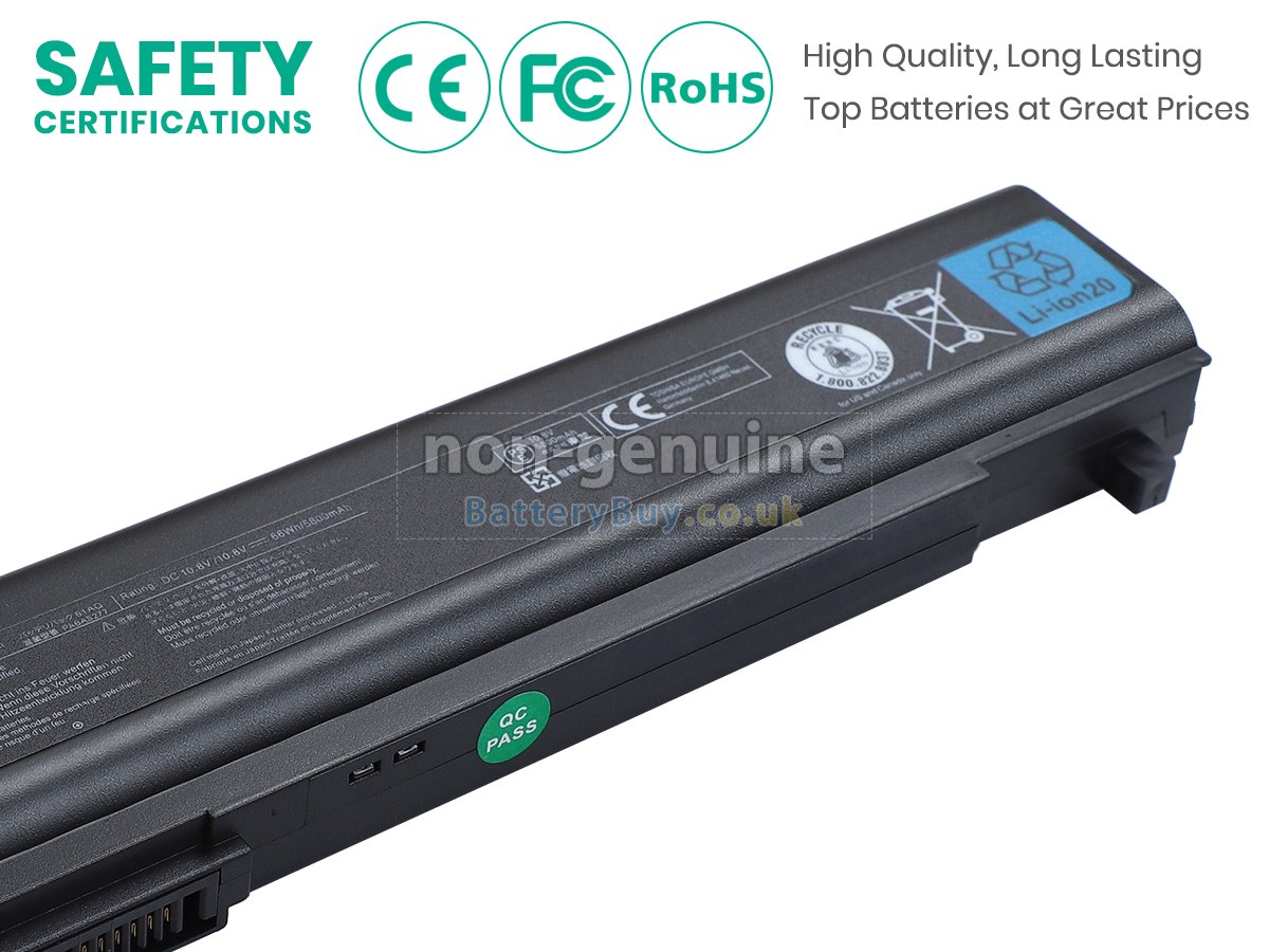 replacement battery for Toshiba Portege R30-A-1D5