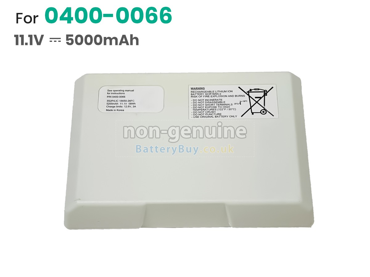 replacement battery for Verathon BVI 9400