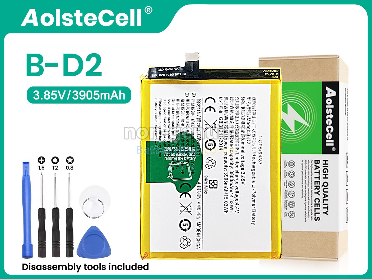 Replacement Battery for Vivo B-D2