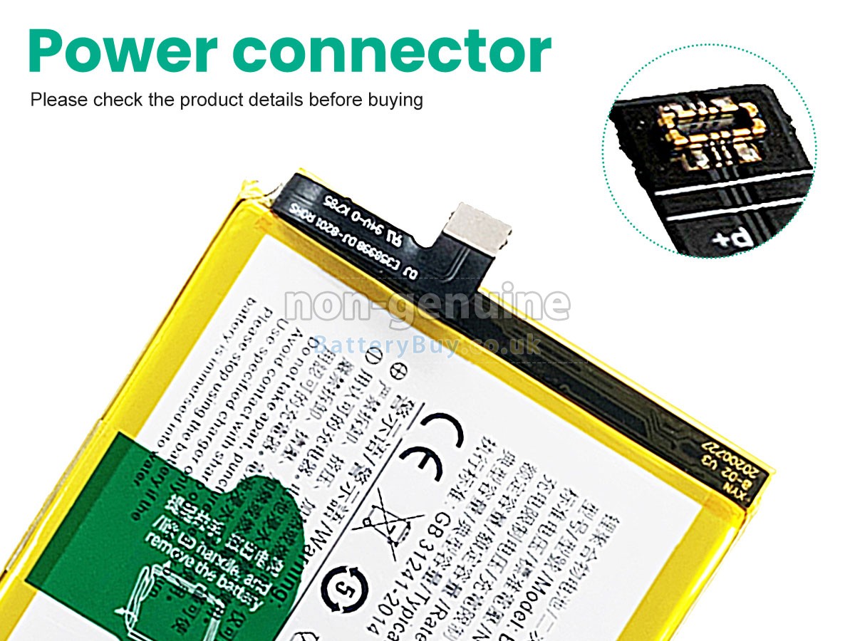 Replacement Battery for Vivo B-D2