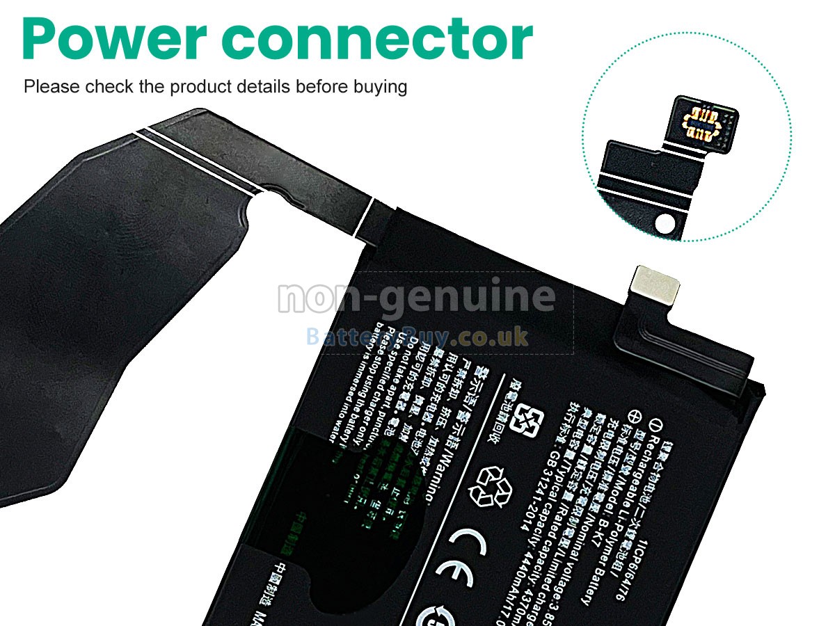 replacement battery for Vivo IQOO 3 5G