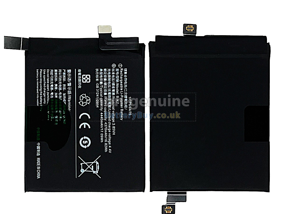 replacement battery for Vivo IQOO 3 5G