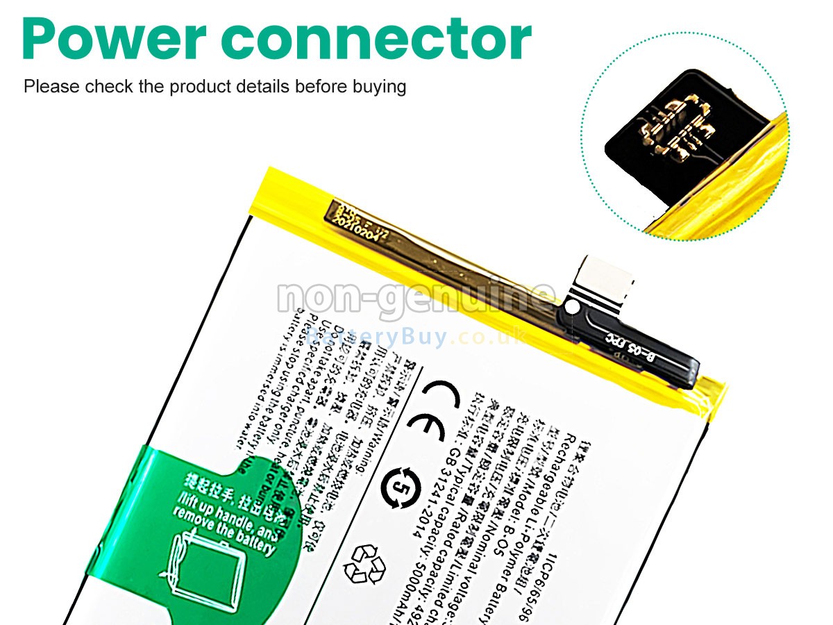 Replacement Battery for Vivo Y20