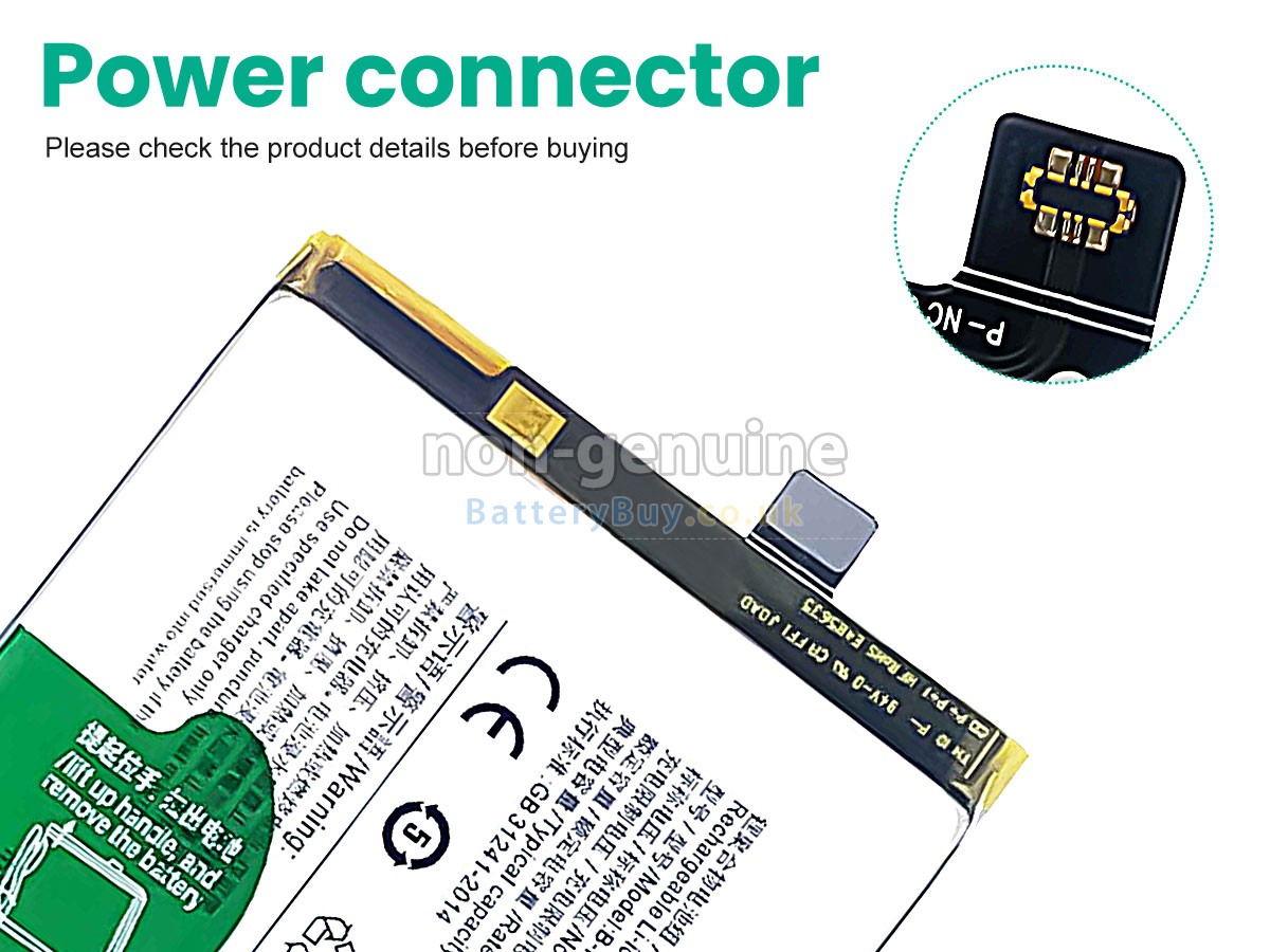 Replacement Battery for Vivo S9E