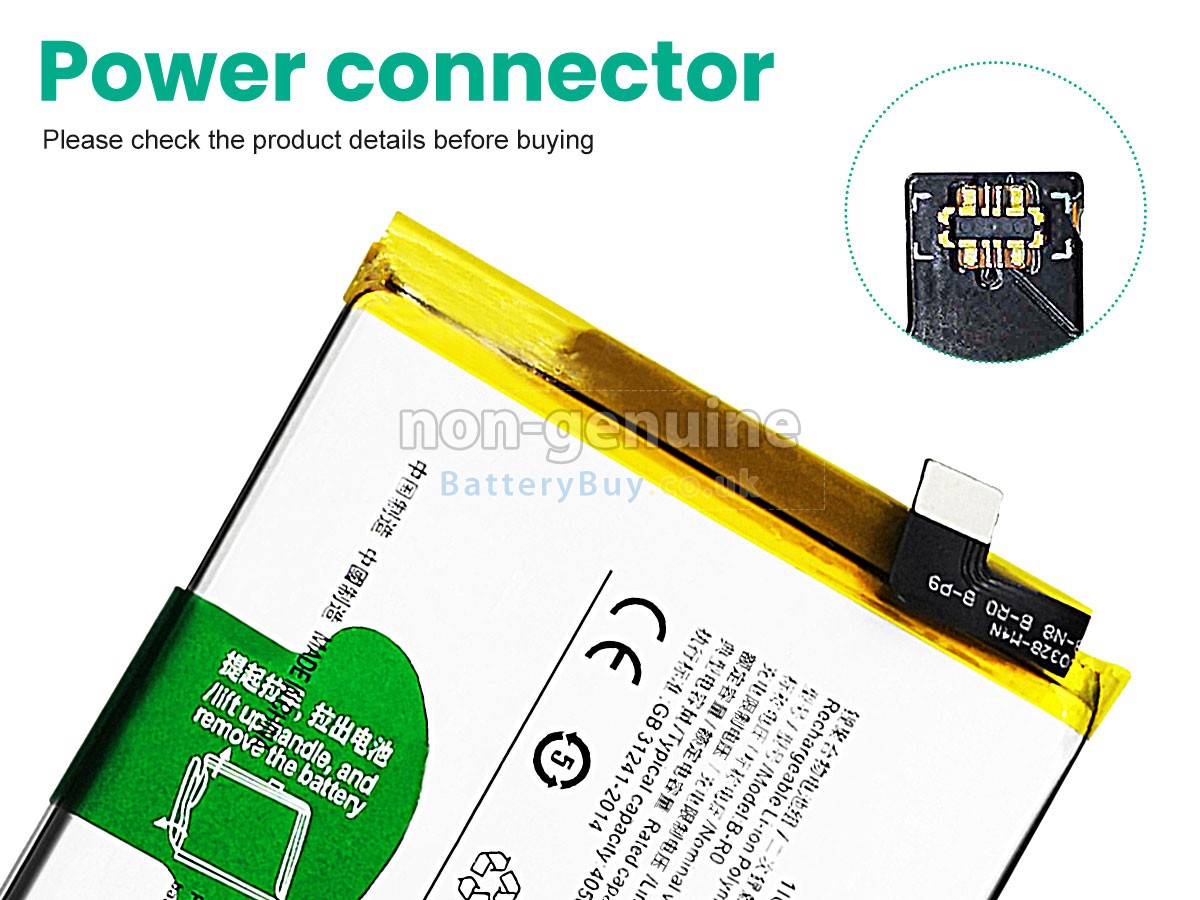Replacement Battery for Vivo S10