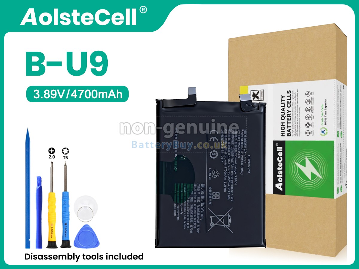 replacement battery for Vivo V2190A