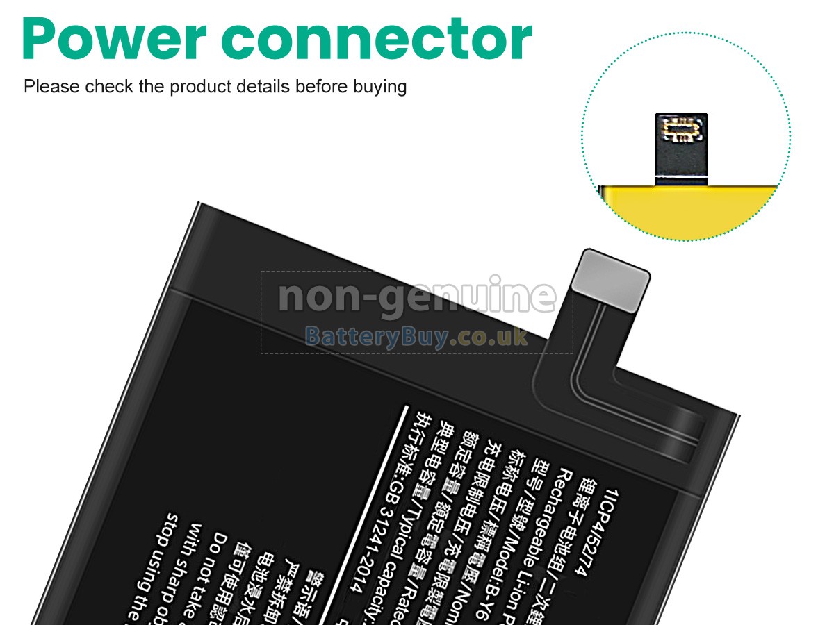 replacement battery for Vivo X FOLD 2