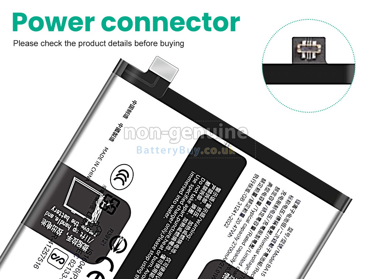 Replacement Battery for Vivo BA15