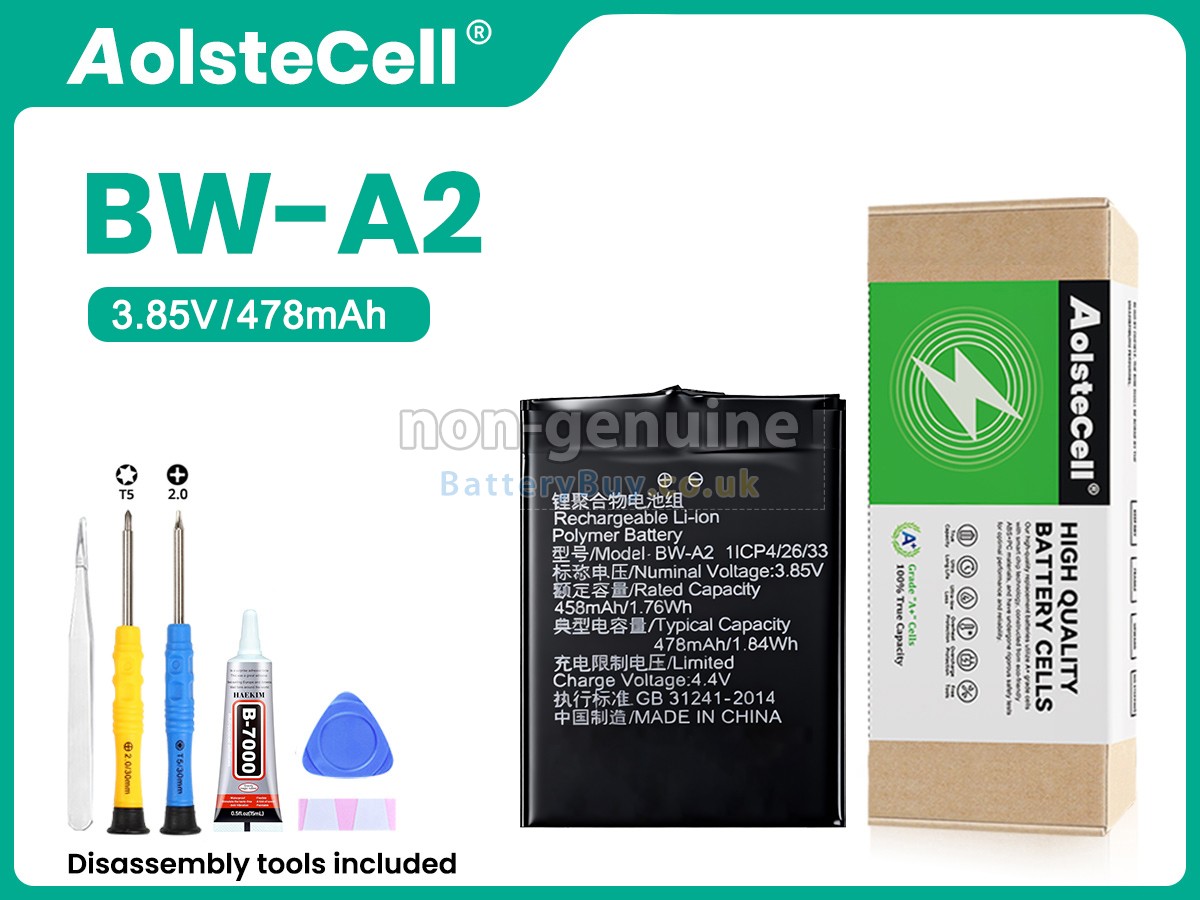 replacement battery for Vivo BW-A2