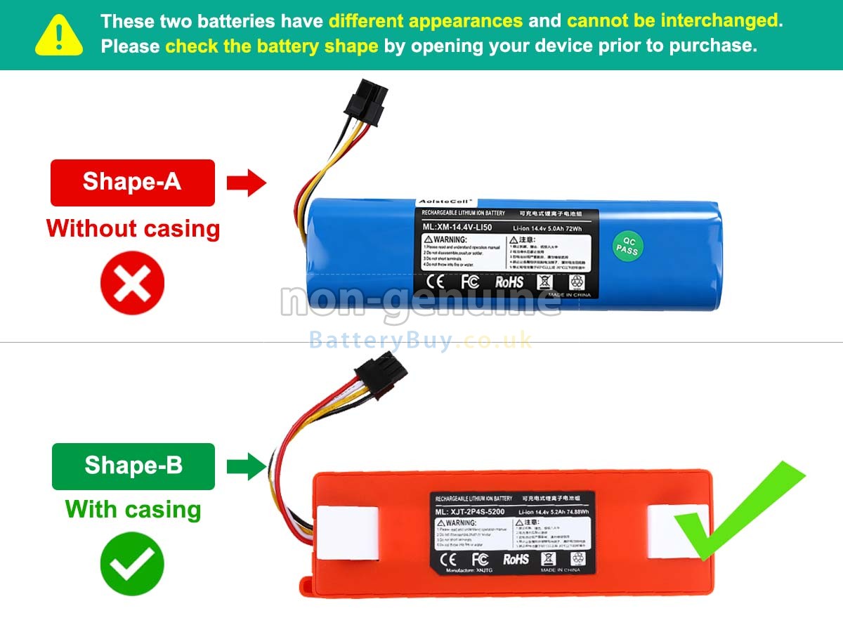 Replacement Battery for XiaoMi MOP 2 PRO+