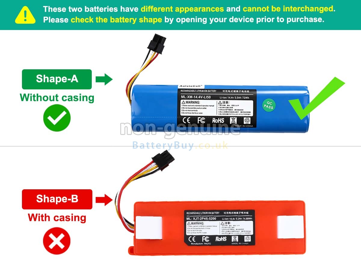 Replacement Battery for XiaoMi MOP 2 PRO+
