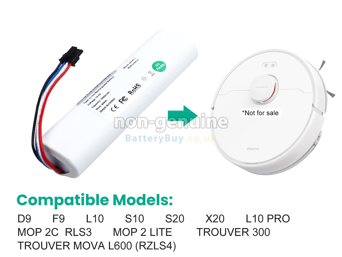 Replacement Battery for XiaoMi S10
