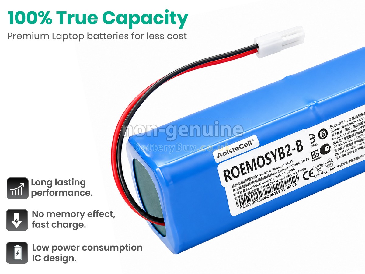 Replacement Battery for XiaoMi ROEMO SYB2