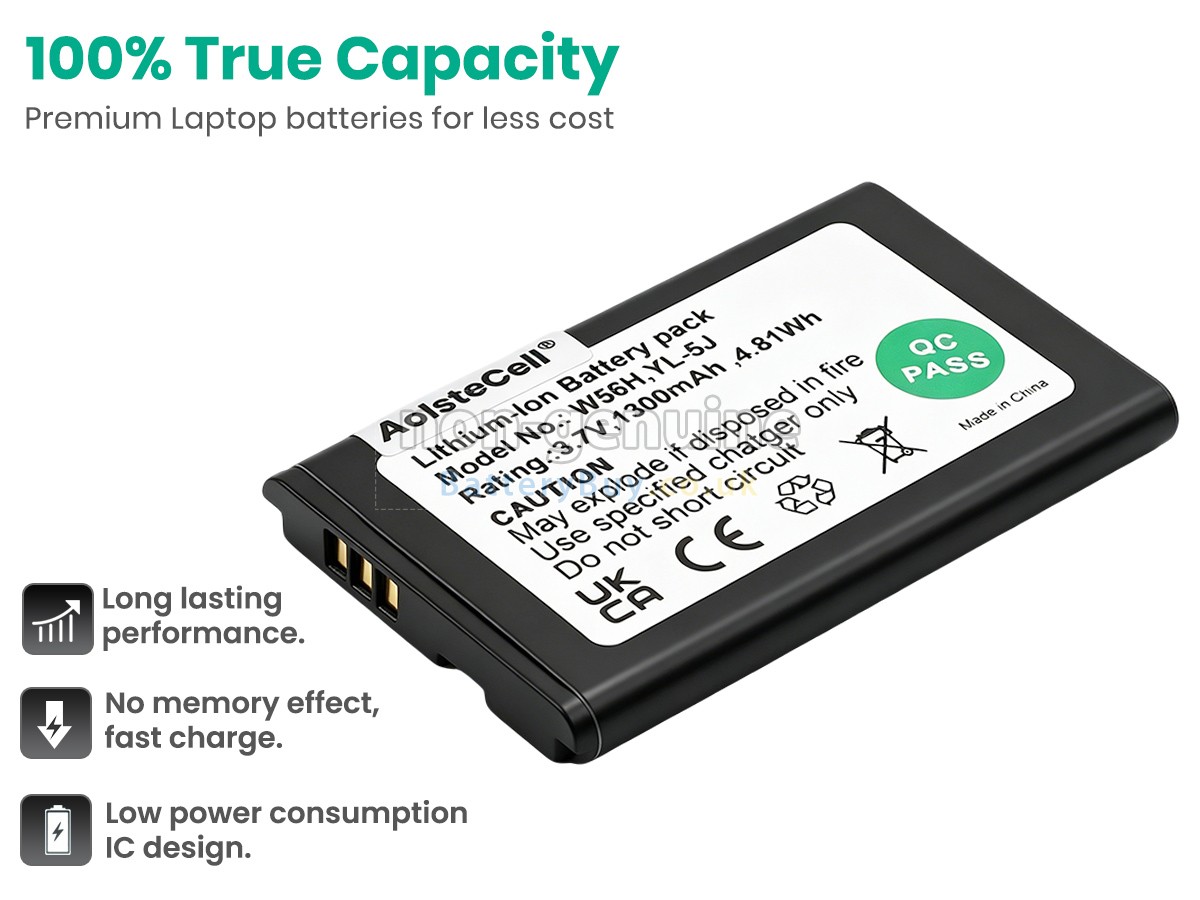 Replacement Battery for Yealink W56H