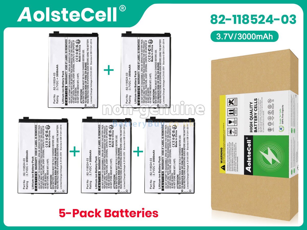 replacement battery for Zebra 82-118524-03