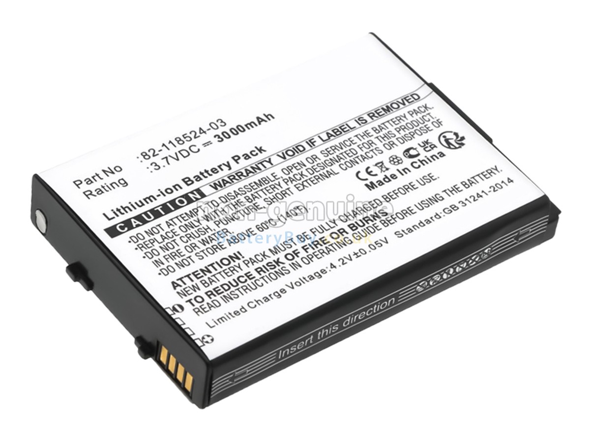 replacement battery for Zebra 82-118524-03