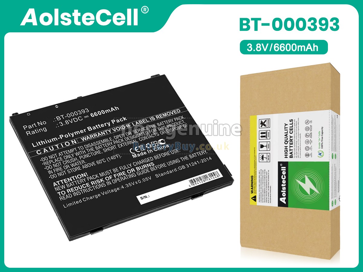 replacement battery for Zebra ET5X