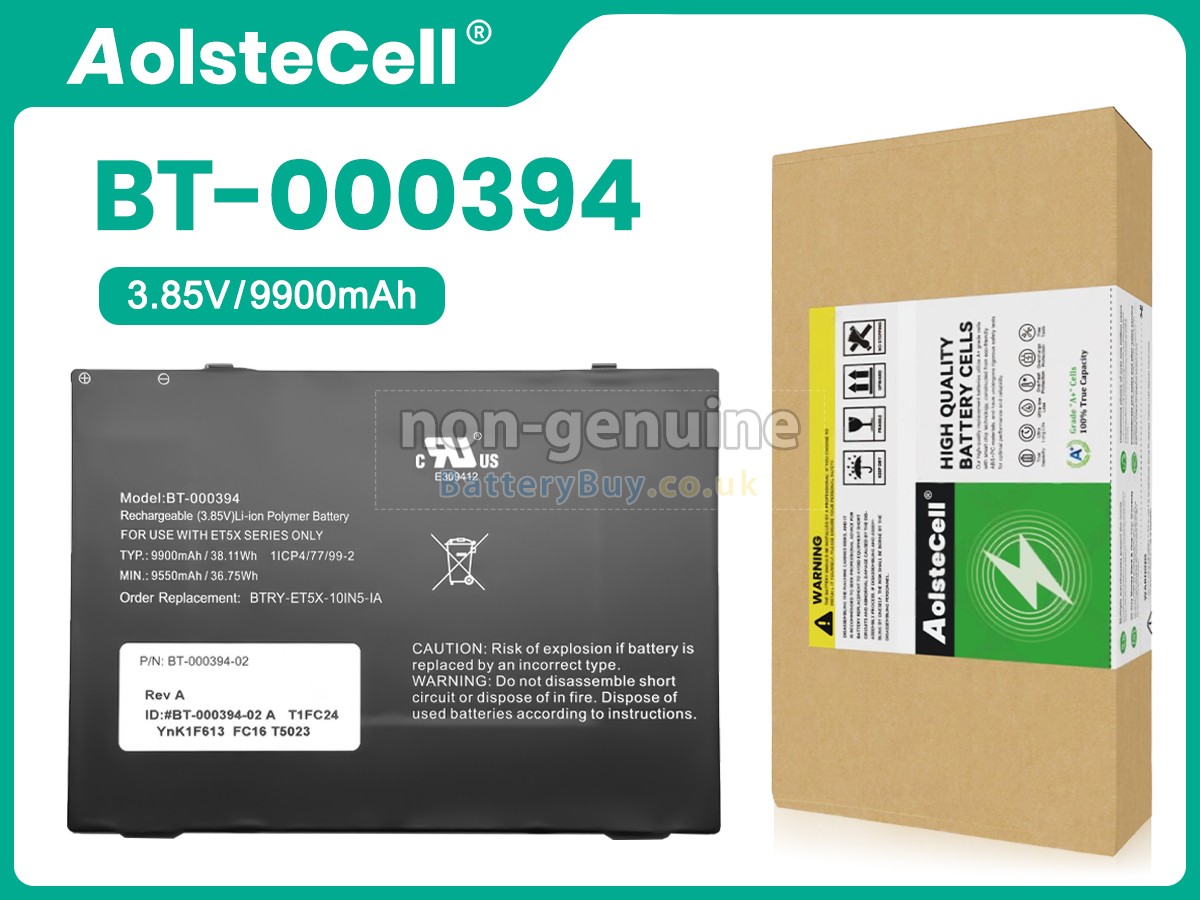 replacement battery for Zebra ET5X