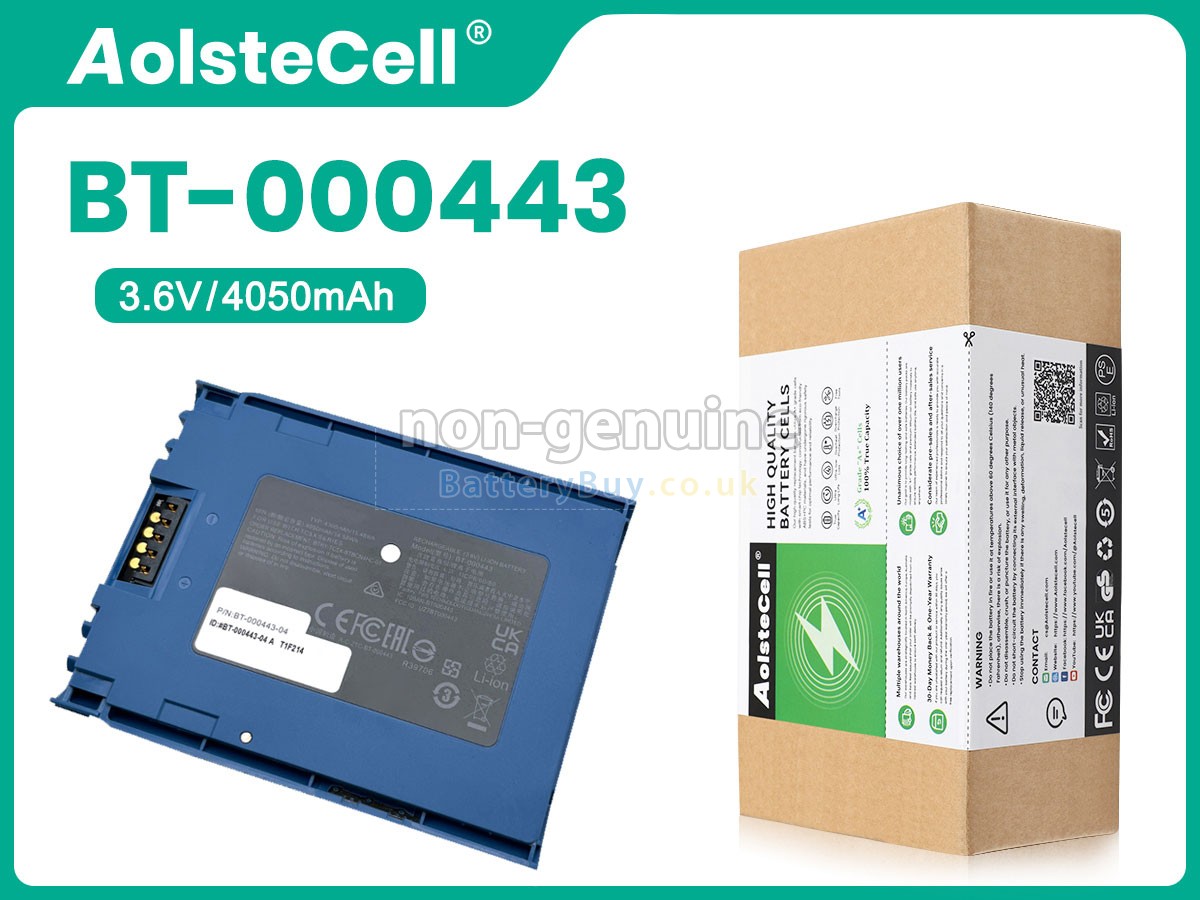 replacement battery for Zebra BT-000443-04 A T1F214