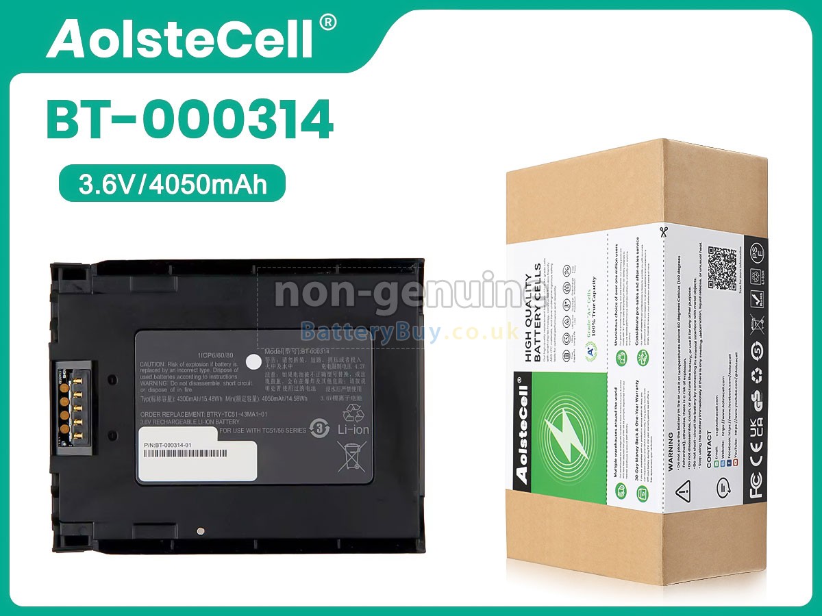 replacement battery for Zebra BT-000443-04 A T1F214