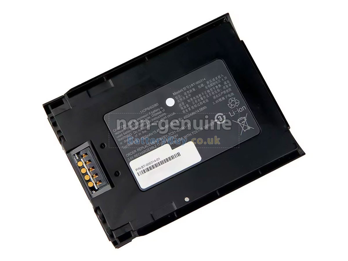 replacement battery for Zebra BT-000443-04 A T1F214