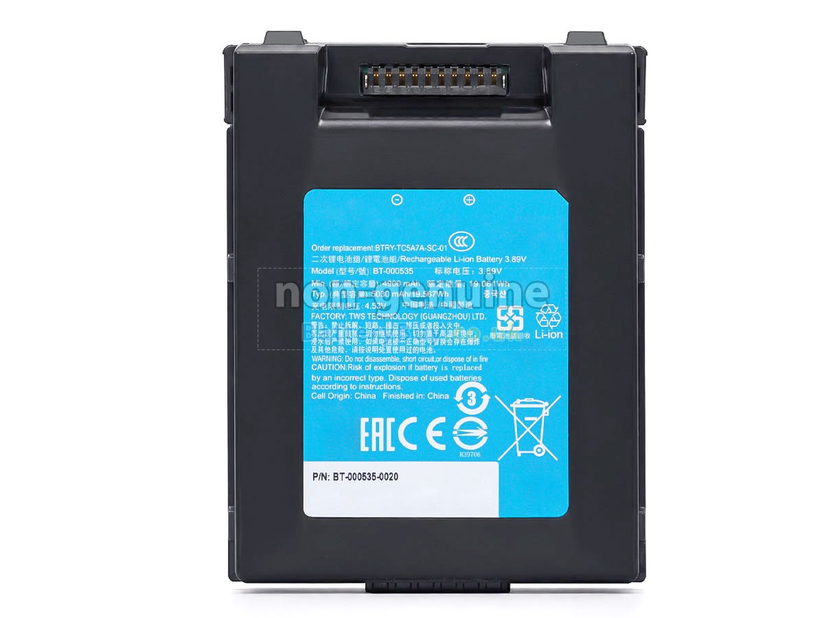 Replacement Battery for Zebra BT-000535-0020