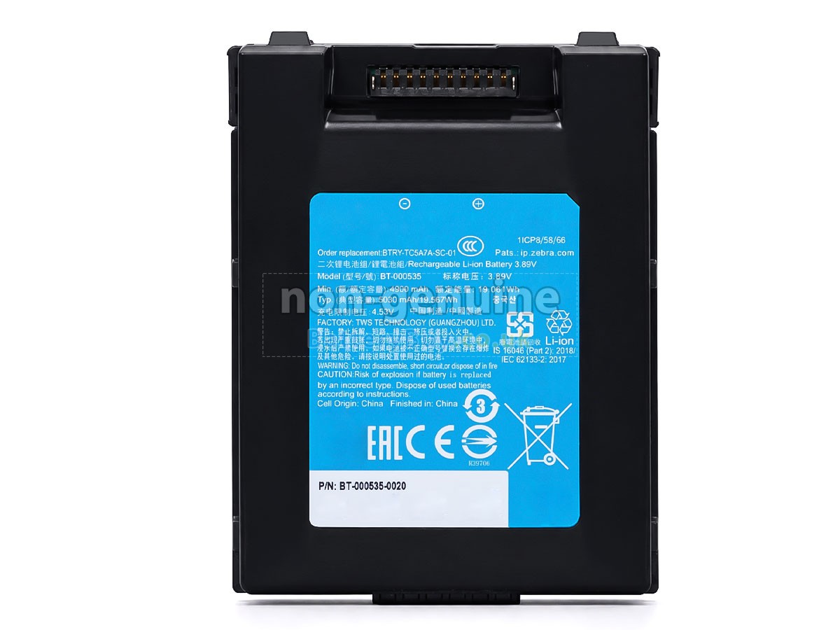 Replacement Battery for Zebra BT-000535-0020