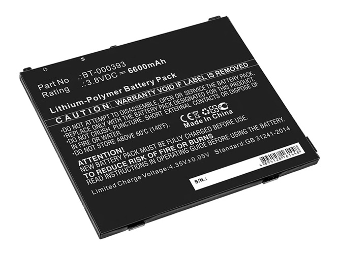 Zebra BT-000393 replacement battery