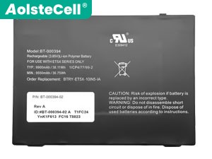 Zebra BT-000394 replacement battery