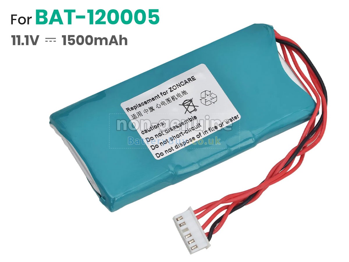 replacement battery for Zoncare BAT-120005