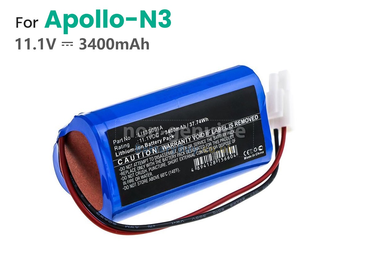 replacement battery for Zondan APOLLO N3