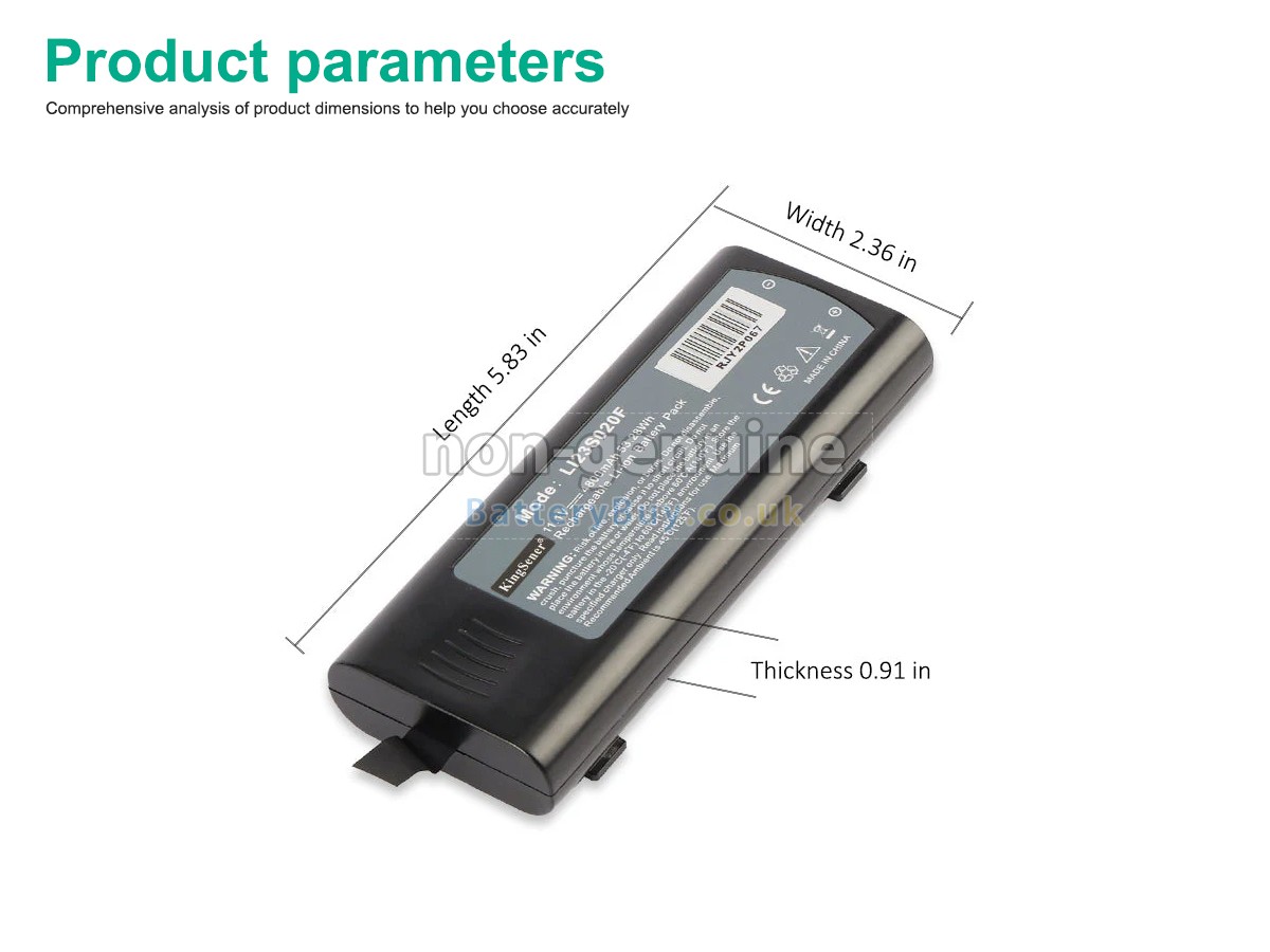 replacement battery for Zondan APOLLO N5