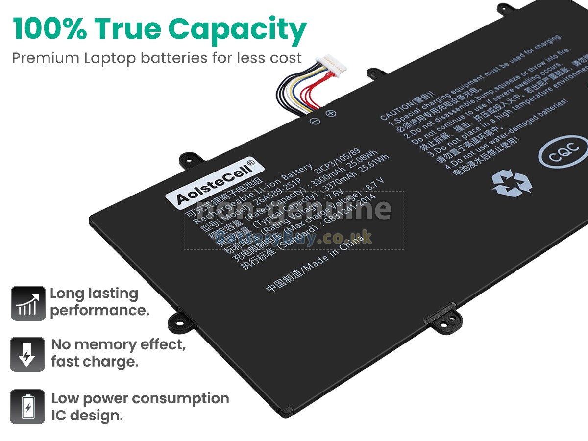 replacement battery for ZTE W601E