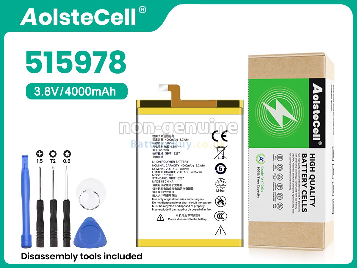 replacement battery for ZTE 515978