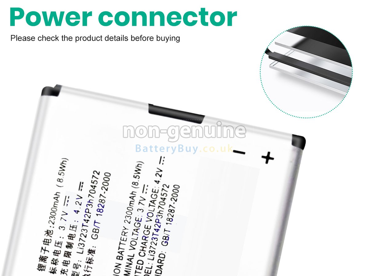 replacement battery for ZTE MF91 4G WIFI