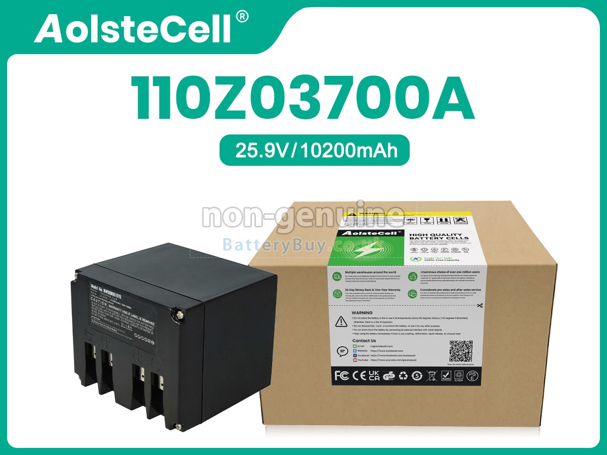 replacement battery for Zucchetti TYP B