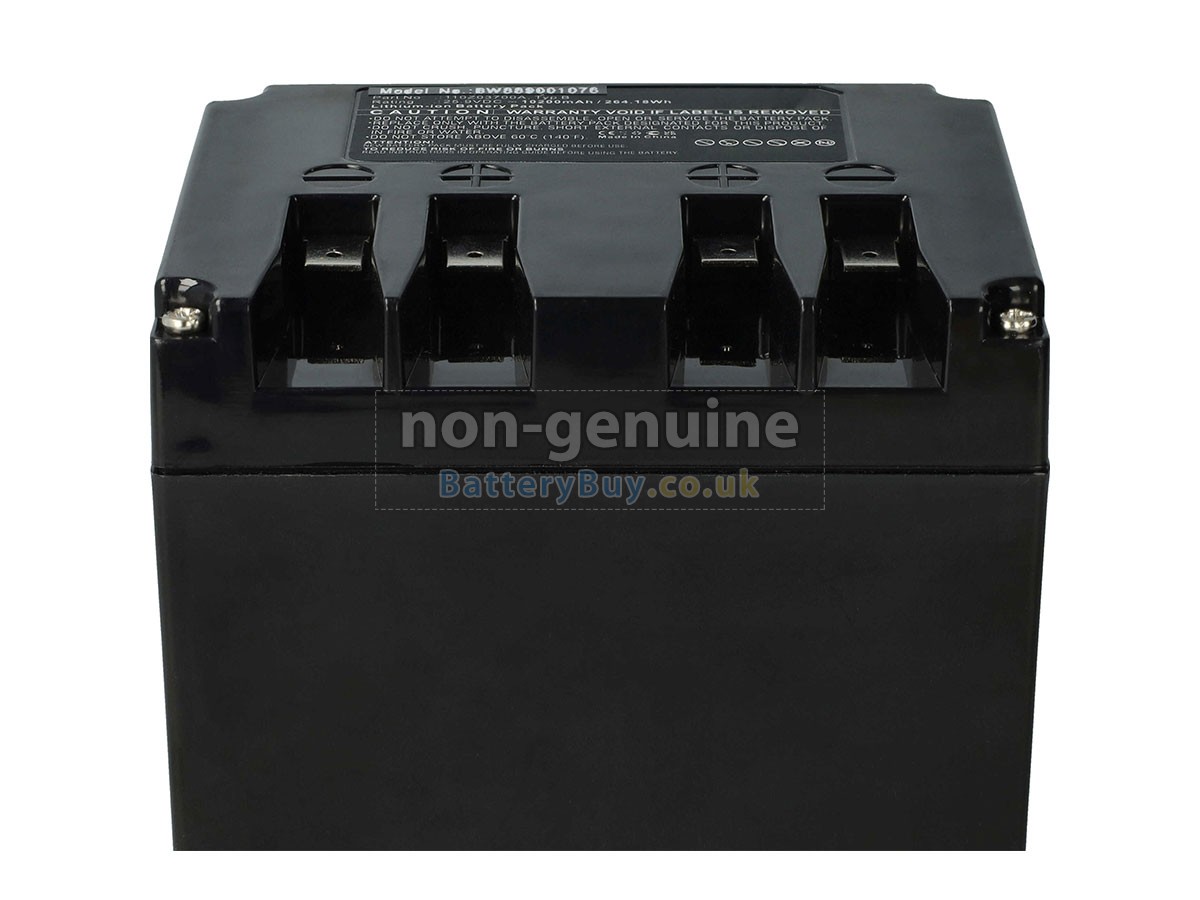 replacement battery for Zucchetti TYP B